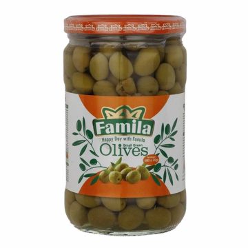 زیتون سبز جنگلی ( ریز هسته دار ) فامیلا 650 گرم