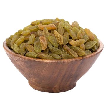 کشمش سبز قلمی ممتاز آجیلی فله وزن 200 گرم 