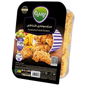 مرغ سوخاری کنتاکی سری پریمیوم پمینا کاله 450 گرم