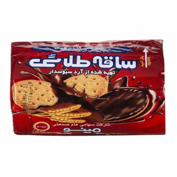 بیسکویت ساقه طلایی لیوانی با روکش شکلات مینو 220 گرم