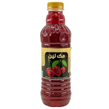 نوشیدنی بدون گاز با طعم آلبالو بطری مک لین 1 لیتر 