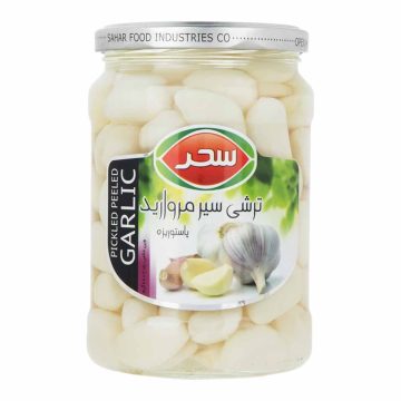 ترشی سیر مروارید ممتاز سحر 660 گرم