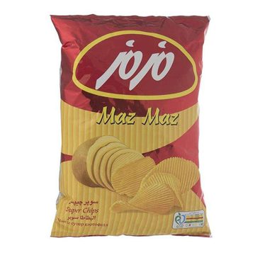 سوپر چیپس نمکی مزمز 120 گرم