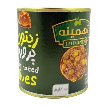 زیتون پرورده قوطی تهمینه 2 کیلوگرم