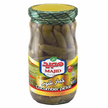خیارشور درجه یک مجید 670 گرم