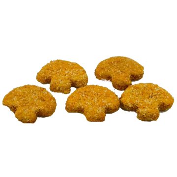 ناگت مرغ و قارچ 70 درصد گوشت طرح قارچ شام شام فله وزن 250 گرم