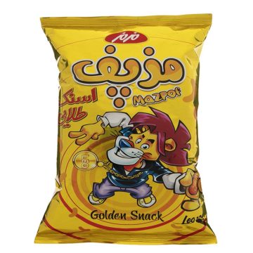 اسنک ( پفک ) طلایی پنیری مزپف مزمز 160 گرم