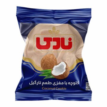 کلوچه با مغزی طعم نارگیلی نادی 100 گرم