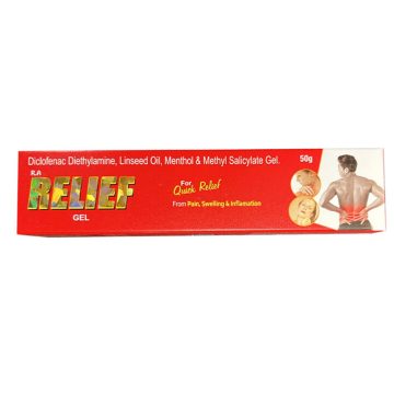ژل تسکین دهنده درد ریلایف 50 گرم 