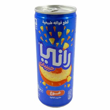 آبمیوه با طعم هلو قوطی رانی اماراتی 240 میلی لیتر 