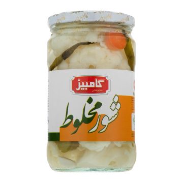 ترشی شور مخلوط کامبیز 670 گرم