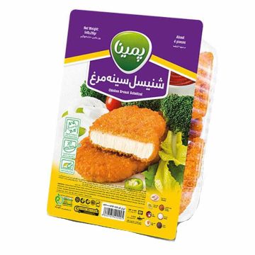 شنیسل سینه مرغ پمینا کاله 540 گرم 