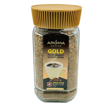 قهوه فوری طلایی شیشه آروما کافی 170 گرم 