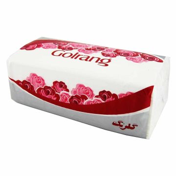 دستمال کاغذی 250 برگ دولا گلرنگ 500 برگ 