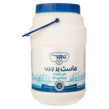 ماست غنی شده پرچرب دبه پگاه 2 کیلوگرم