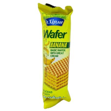ویفر 3 لایه با کرم طعم موز سیرنگ 25 گرم 