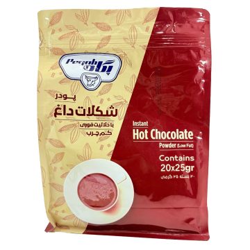 پودر شکلات داغ با حلالیت فوری پگاه 25 گرم 20 عددی