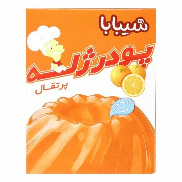 پودر ژله با طعم پرتقال شیبابا 100 گرم