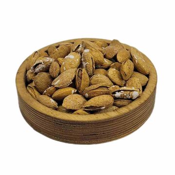 بادام درختی پوست کاغذی شور خارجی فله وزن 250 گرم
