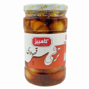 ترشی سیر گل قهوه ای کامبیز 685 گرم