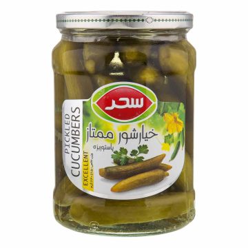 خیارشور ممتاز شیشه سحر 640 گرم