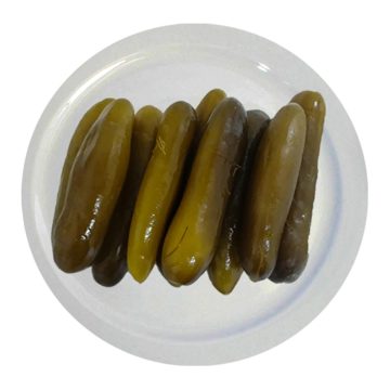 خیارشور نمکی نول فله وزن 500 گرم