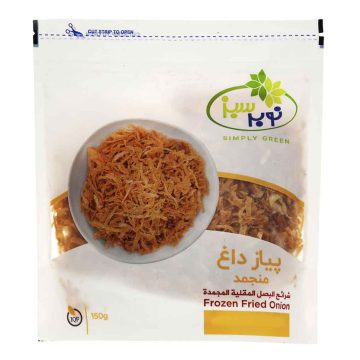 پیاز سرخ شده خلالی منجمد نوبر سبز 150 گرم
