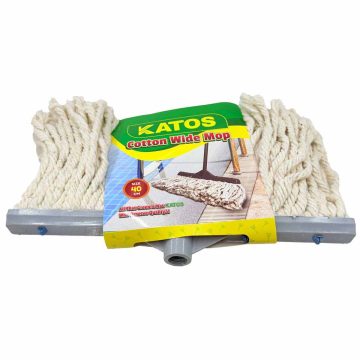 تی زمین شوی نخی پشت پلاستیکی کاتوس 40 سانتی متری کد K522  