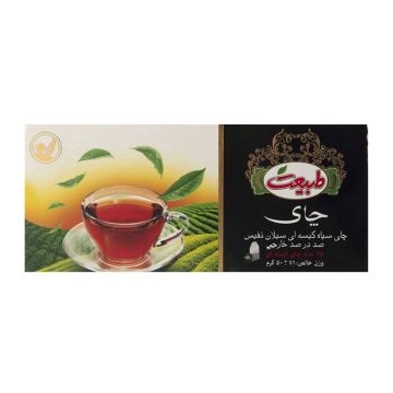 چای کیسه ای سیلان ساده نفیس طبیعت 25 عددی