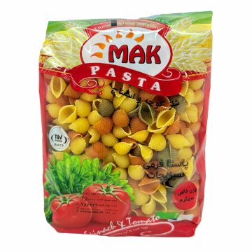 ماکارونی فرمی سبزیحات شلز (صدف) مک ماکارون 500 گرم 