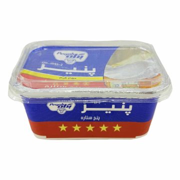 پنیر پروسس پخش پذیر ( خامه ای ) پنج ستاره پگاه 350 گرم