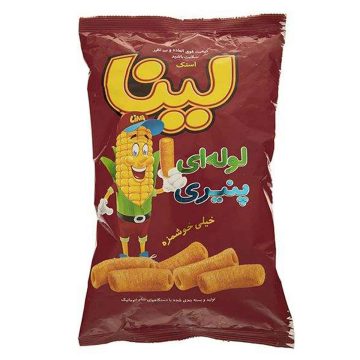 اسنک (پفک) پنیری لوله ای لینا 145 گرم