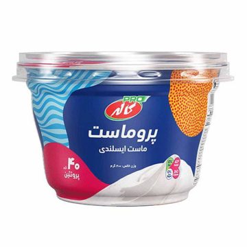 پرو ماست ایسلندی بدون چربی 90 گرم پروتیین کاله 400 گرم