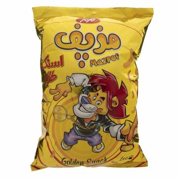 اسنک ( پفک ) طلایی پنیری مزپف مزمز 95 گرم