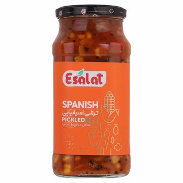 ترشی مخلوط ( اسپانیایی ) اصالت 620 گرم 