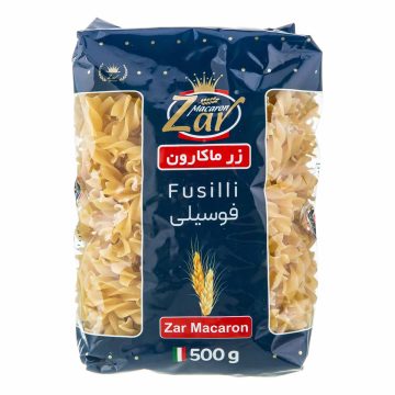 ماکارونی فرمی فوسیلی زر ماکارون 500 گرم