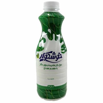 دوغ گرمادیده بدون گاز نعناع خوشگوار 1 لیتر 