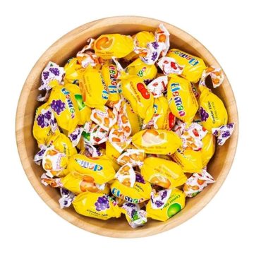 تافی مغزدار میوه ای المان دراژه فله 200 گرم