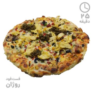 پیتزا اسپشیال میکس آمریکایی خانواده ( 35 سانتی متر )