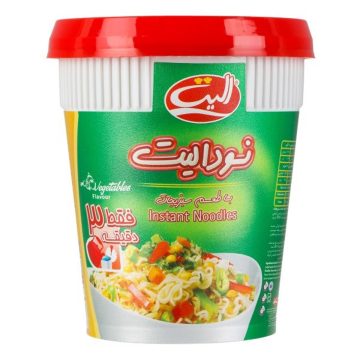 نودل با طعم سبزیجات لیوانی الیت 65 گرم