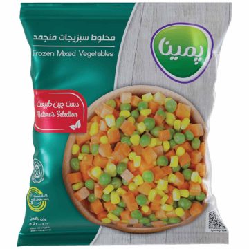 مخلوط سبزیجات منجمد پمینا کاله 400 گرم