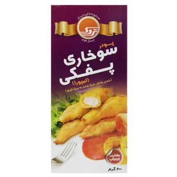 پودر تمپورا پفکی جعبه تردک 200 گرم 