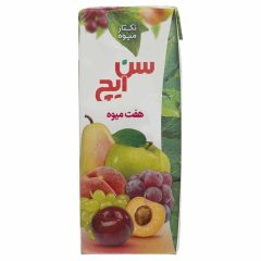 نکتار هفت میوه پاکتی سن ایچ 200 میلی لیتر