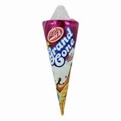 بستنی قیفی وانیلی با سس شکلات گرند گان روناک 70 گرم