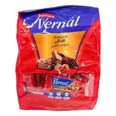 مینی ویفر فندقی روکش کاکائو ورنال فرمند 300 گرم