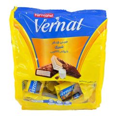مینی ویفر شیری روکش کاکائویی ورنال فرمند 300 گرم