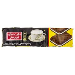 بیسکویت کاکائویی کرمدار با طعم وانیل شیرین عسل  120 گرم