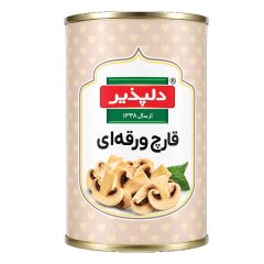 کنسرو قارچ ورقه ای دلپذیر 400 گرم
