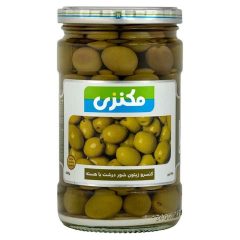 زیتون شور سبز با هسته درشت مکنزی 660 گرم