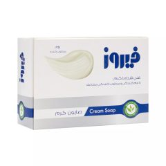 صابون 25 درصد کرم نرم کننده و مرطوب کننده مضاعف پوست فیروز 120 گرم